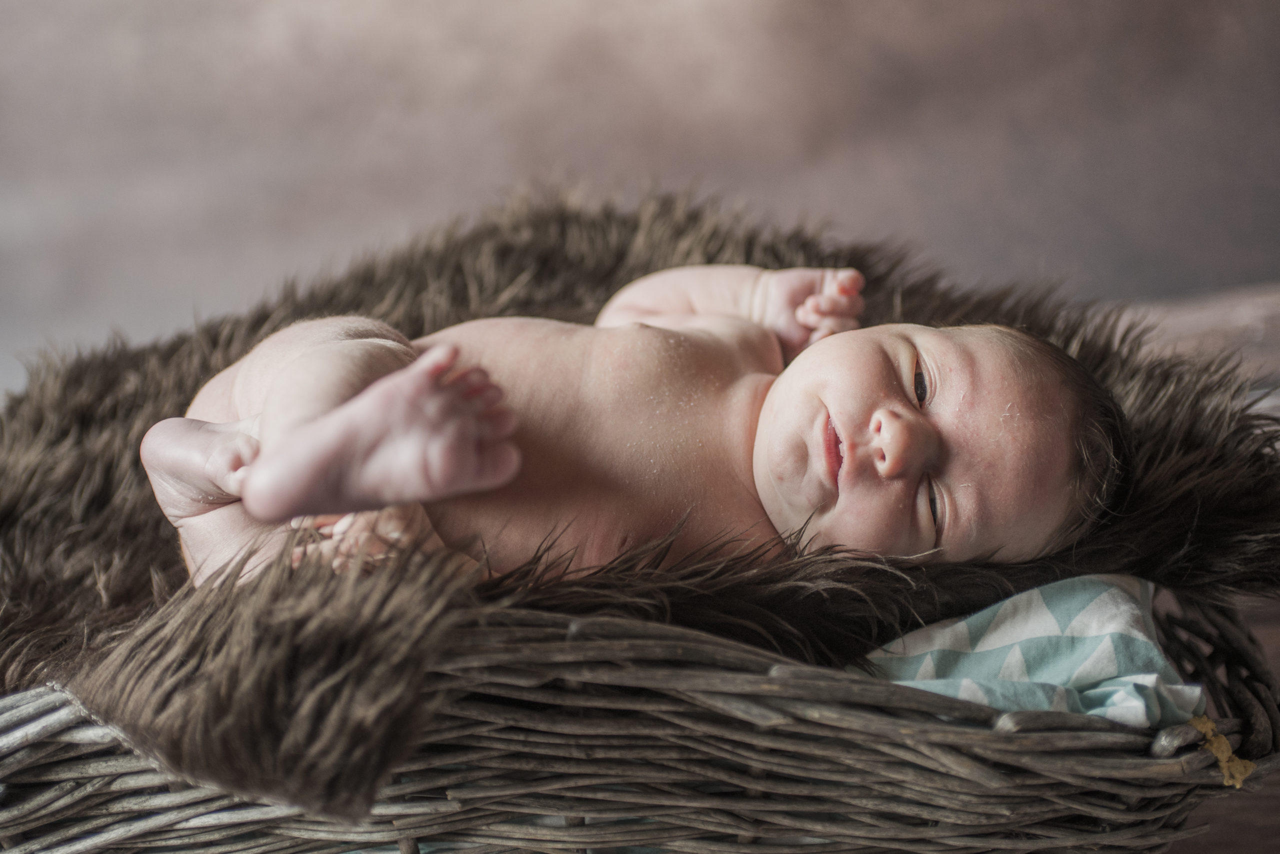 novorodenecke fotenie babatko v kosiku 2