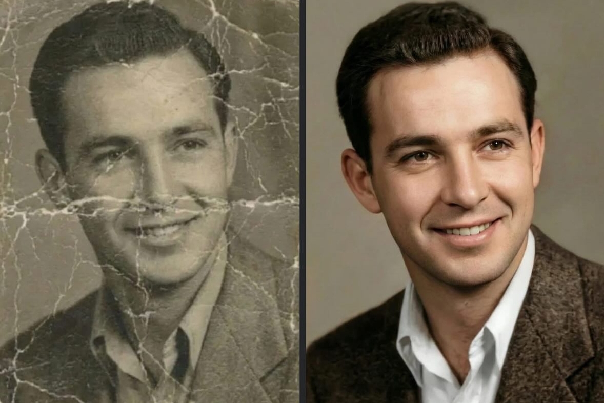 restaurovanie starej fotografie pred a po