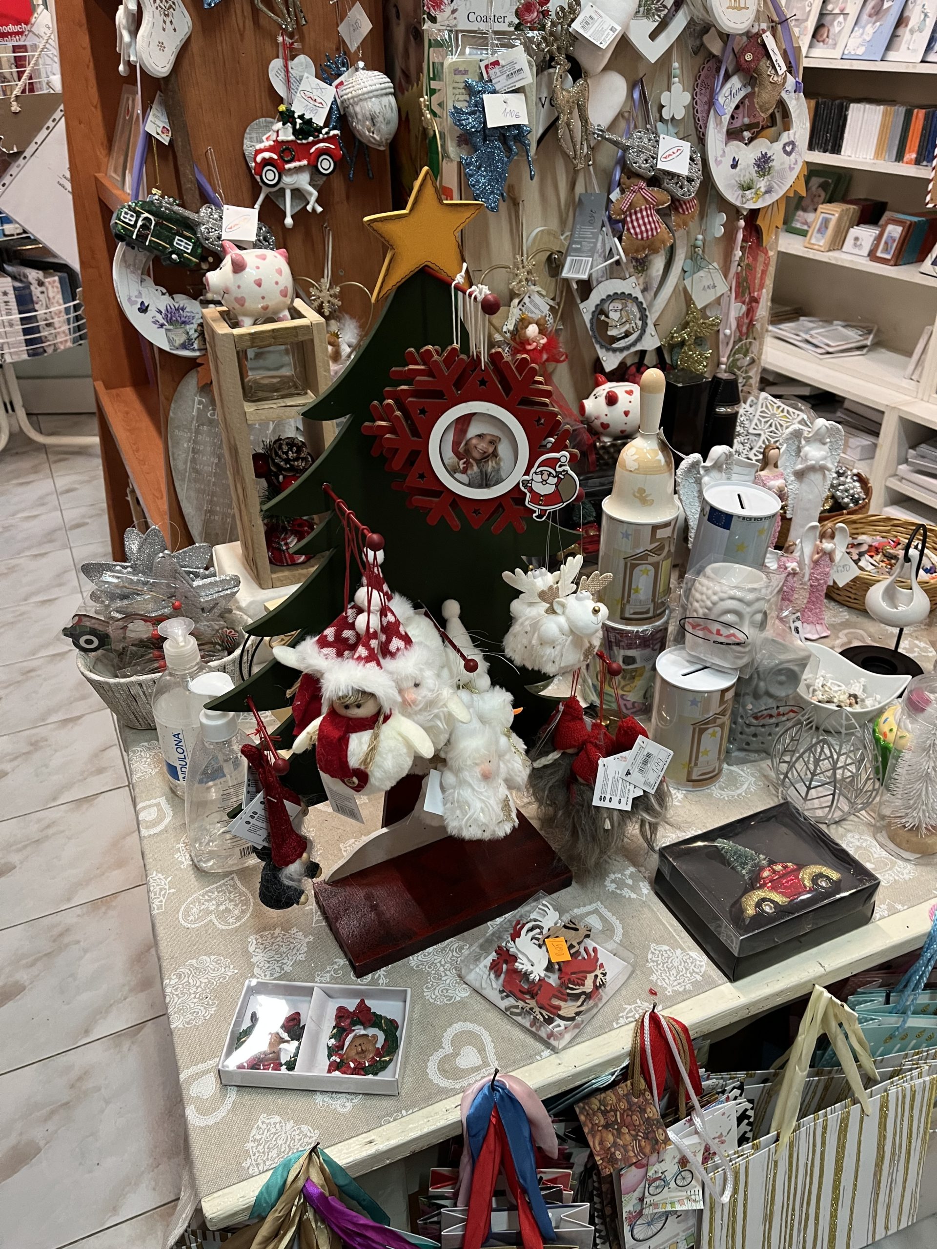 vianocne dekoracie s fotoramcekom